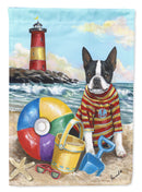 Boston Terrier Beach Baby Garden Flag – Decorative Outdoor Yard Flag PPP3032GF