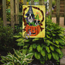 Boston Terrier Halloweenies Garden Flag – Decorative Outdoor Yard Flag PPP3033GF