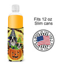 Boston Terrier Halloweenies  Hugger for slim cans PPP3033MUK
