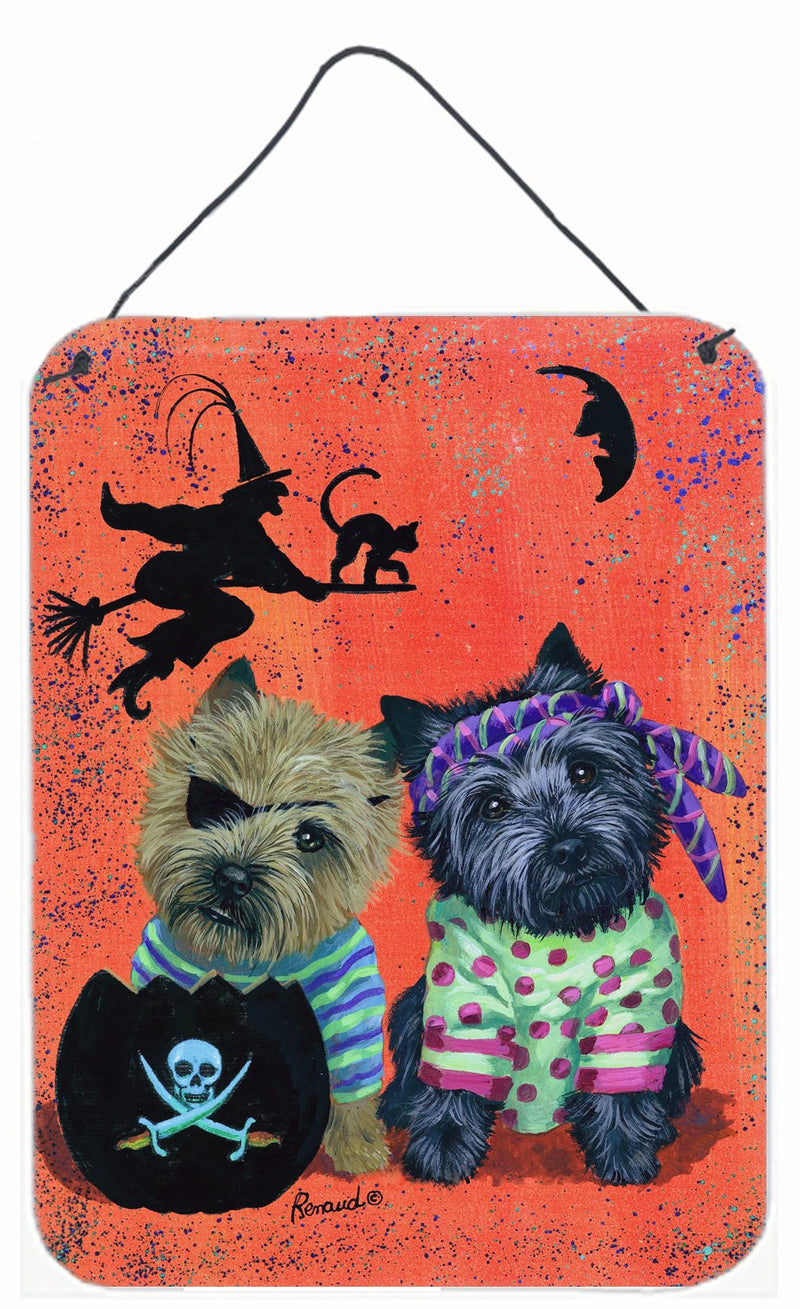 Cairn Terrier Pirates Halloween Wall or Door Hanging Prints PPP3043DS1216