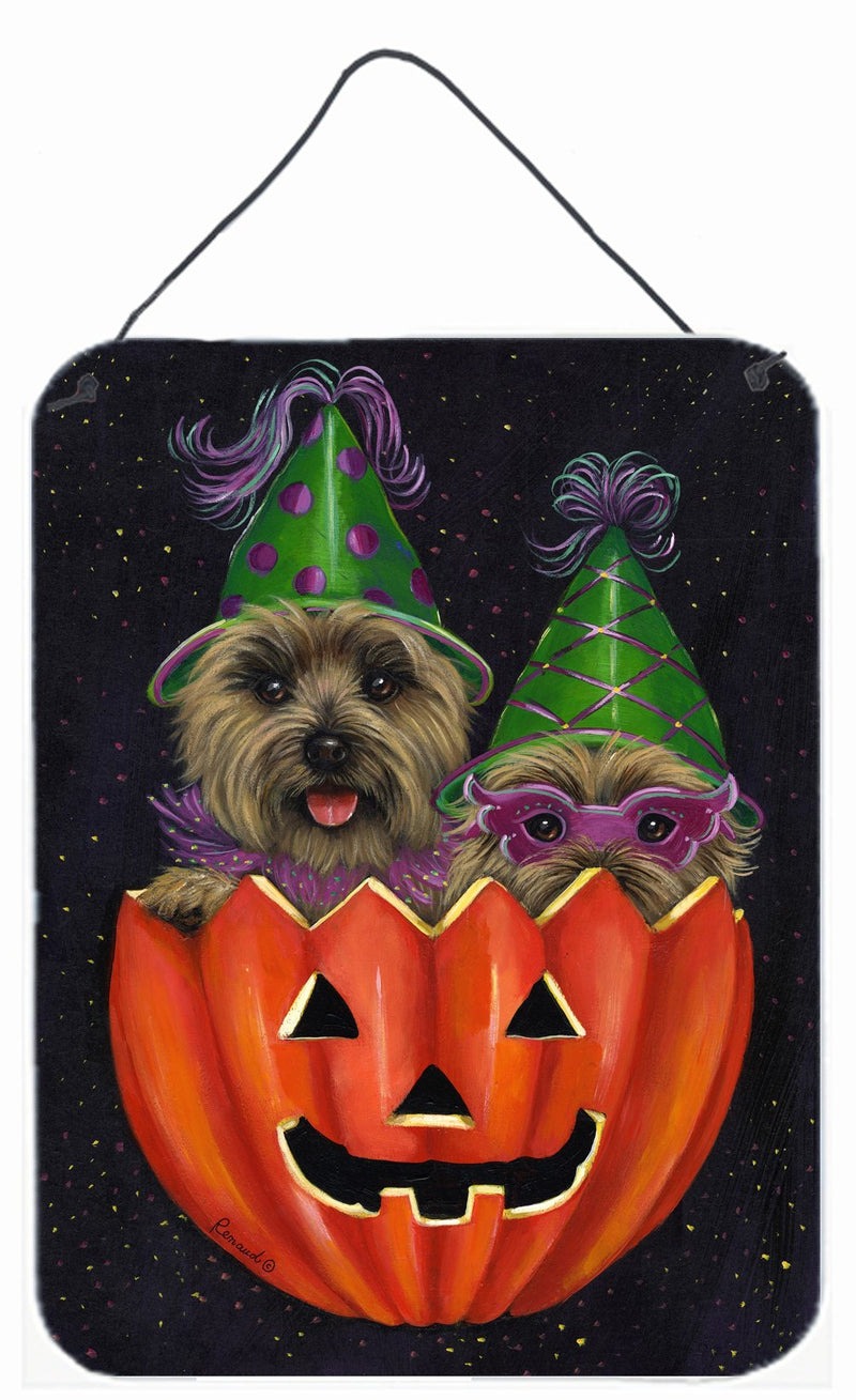 Cairn Terrier Halloween PeekaBoo Wall or Door Hanging Prints PPP3056DS1216