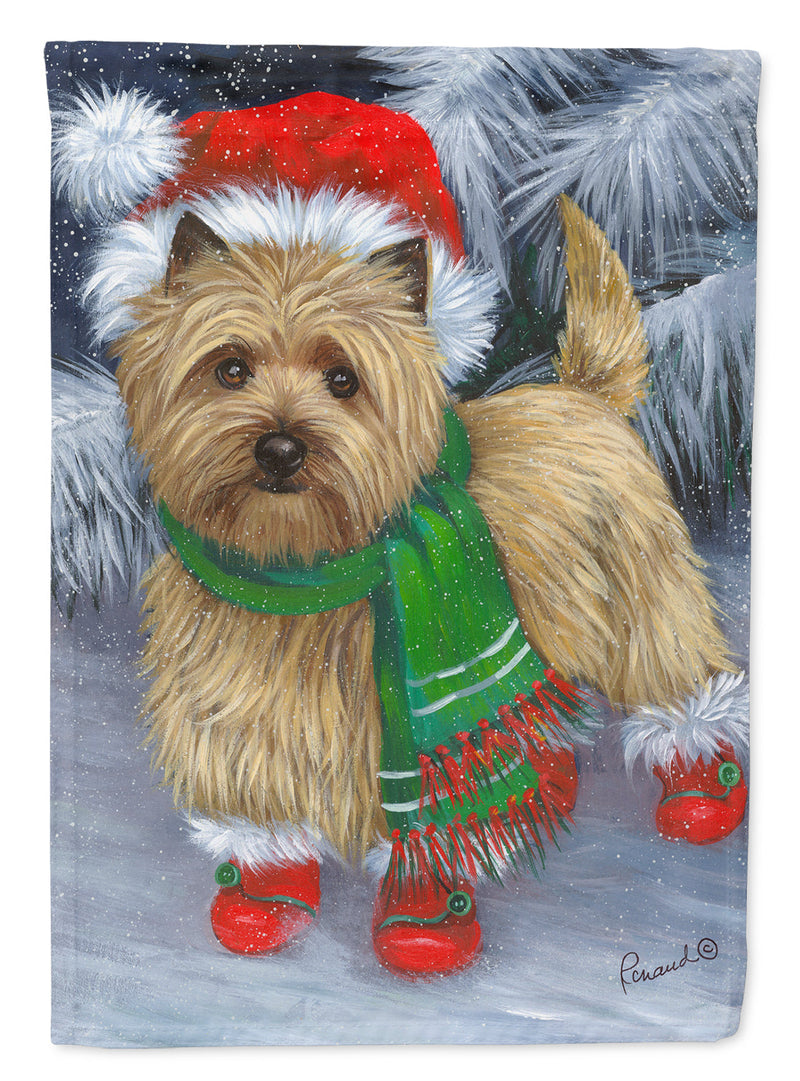 Cairn Terrier Christmas Red Boots Garden Flag – Decorative Outdoor Yard Flag PPP3058GF