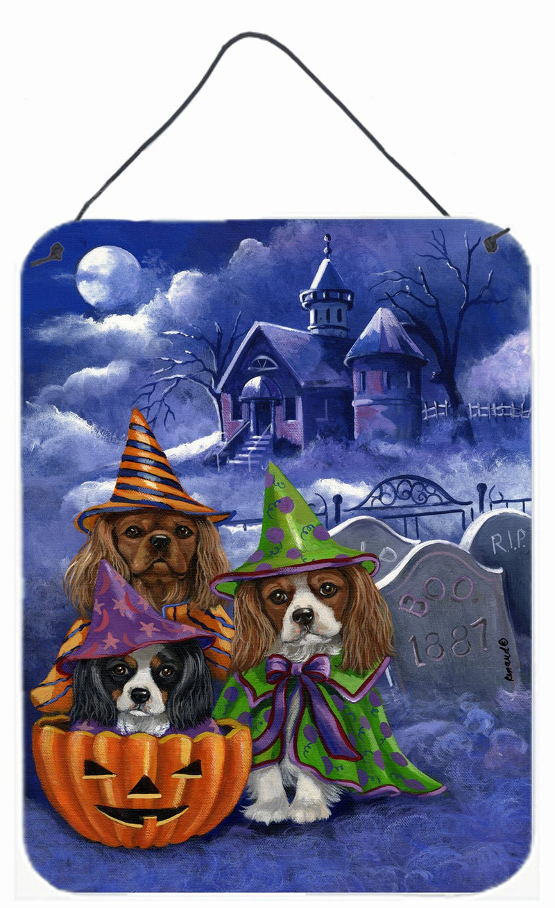 Cavalier Spaniel Halloween House Wall or Door Hanging Prints PPP3064DS1216