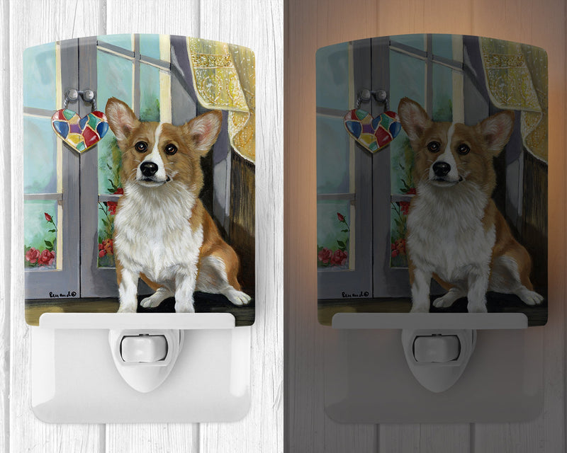 Corgi Suncatcher Ceramic Night Light PPP3076CNL