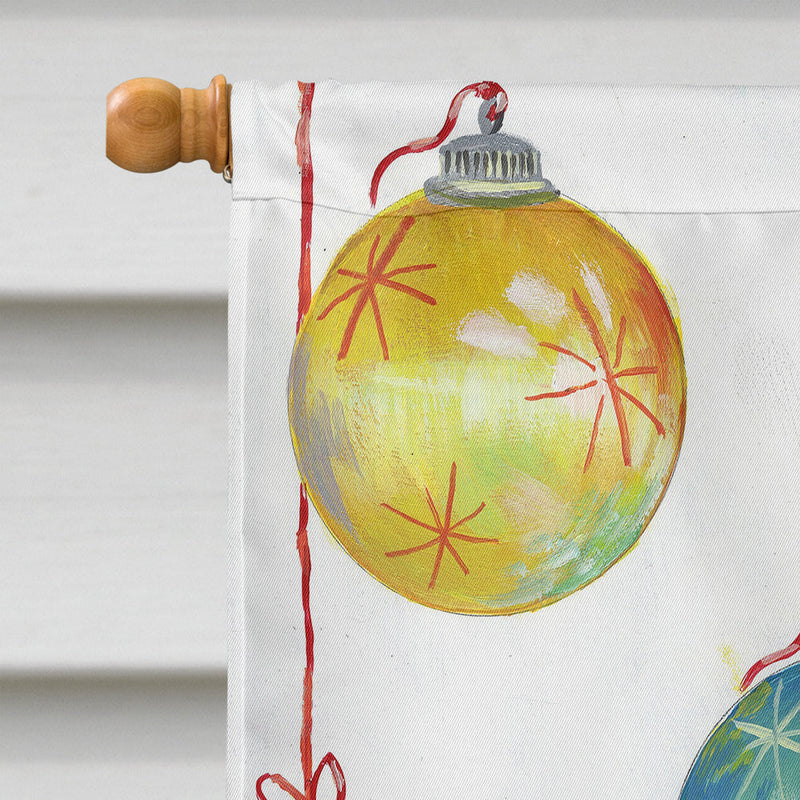 Dachshund Christmas Jingle Flag Canvas House Size PPP3085CHF