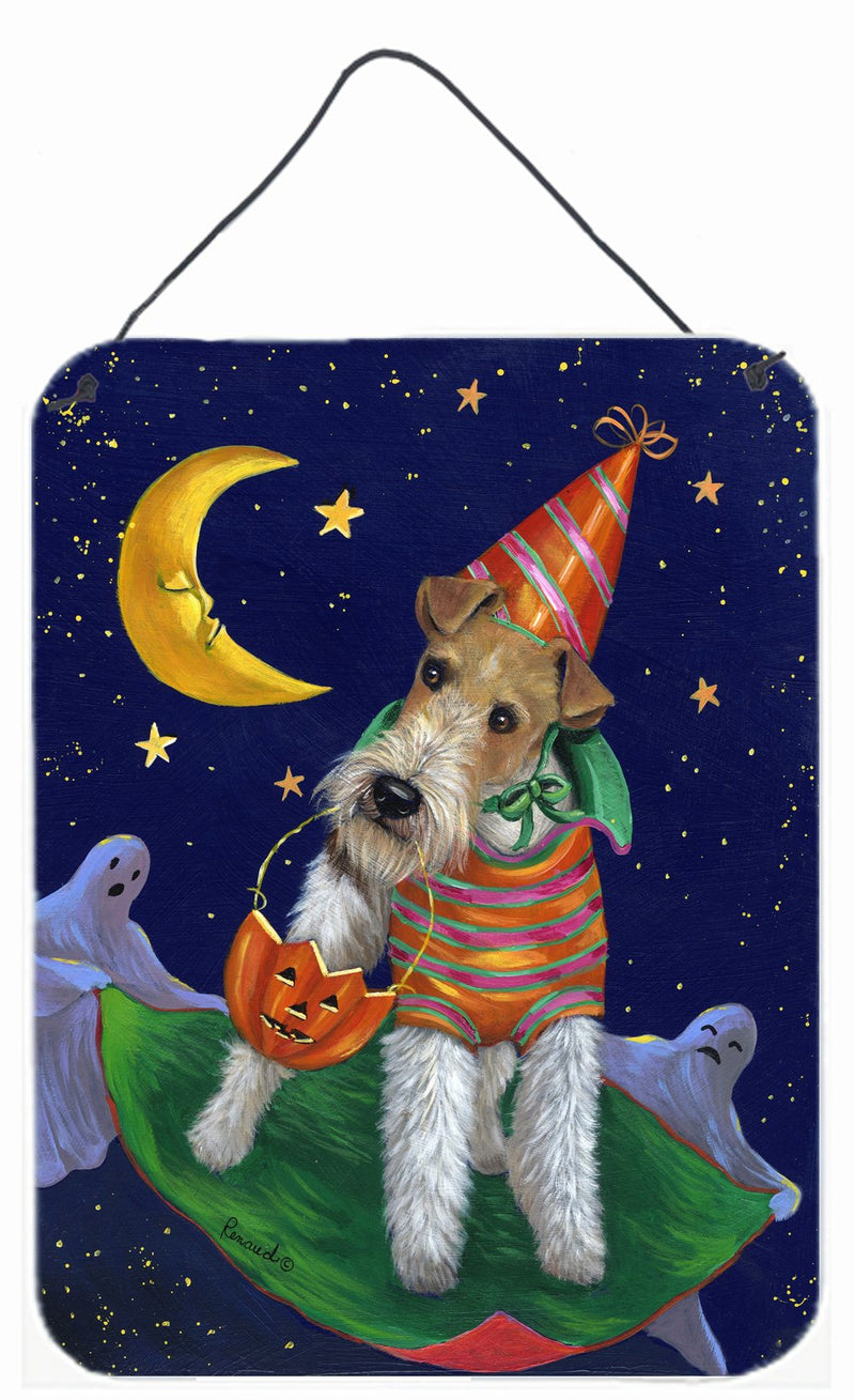 Fox Terrier Halloween Trick or Treat Wall or Door Hanging Prints PPP3093DS1216