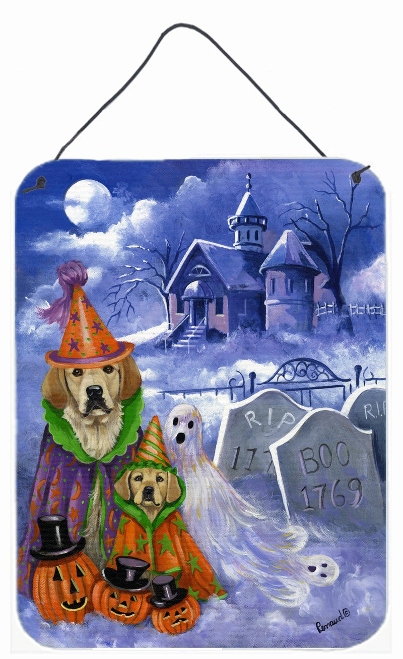 Golden Retriever Halloween Wall or Door Hanging Prints PPP3102DS1216