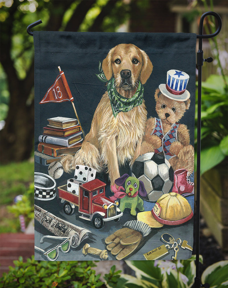 Golden Retriever Toys Garden Flag – Decorative Outdoor Yard Flag PPP3103GF