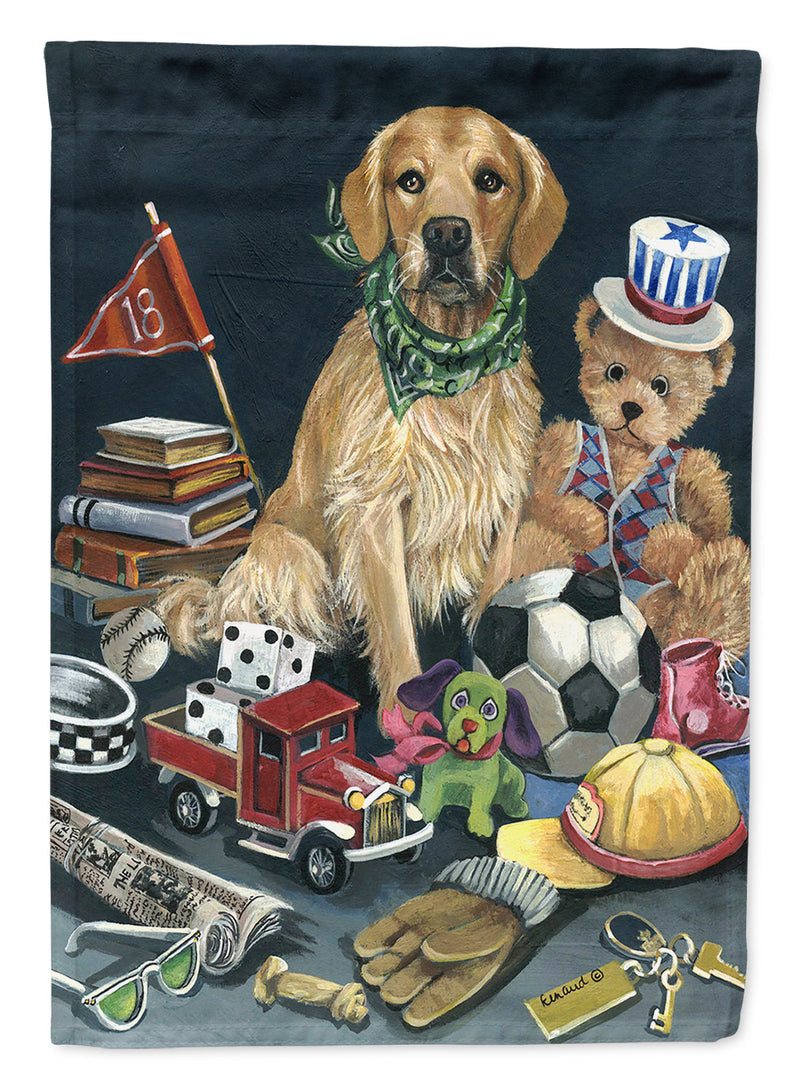 Golden Retriever Toys Garden Flag – Decorative Outdoor Yard Flag PPP3103GF