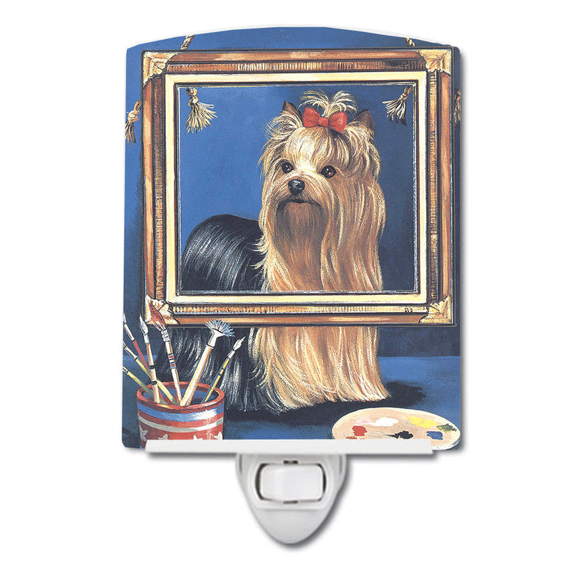 Yorkie Pretty as a Picture Ceramic Night Light PPP3126CNL