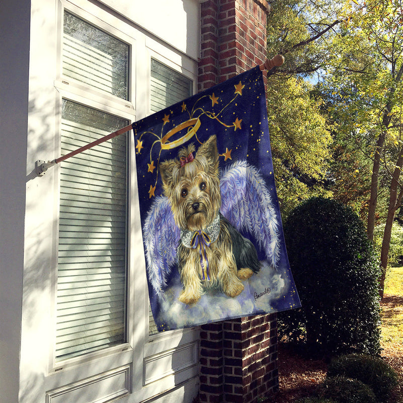 Yorkie Christmas Family Tree Flag Canvas House Size PPP3131CHF