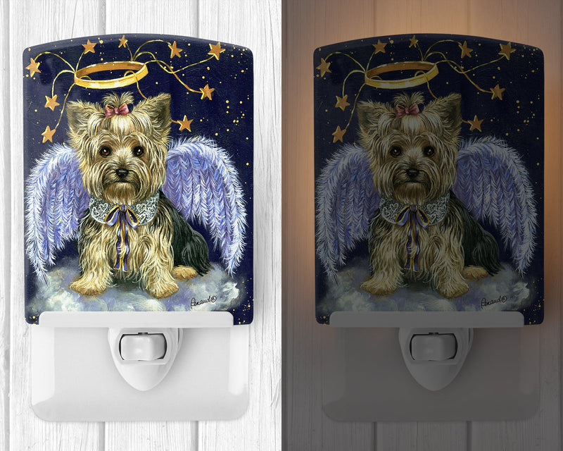 Yorkie Christmas Family Tree Ceramic Night Light PPP3131CNL