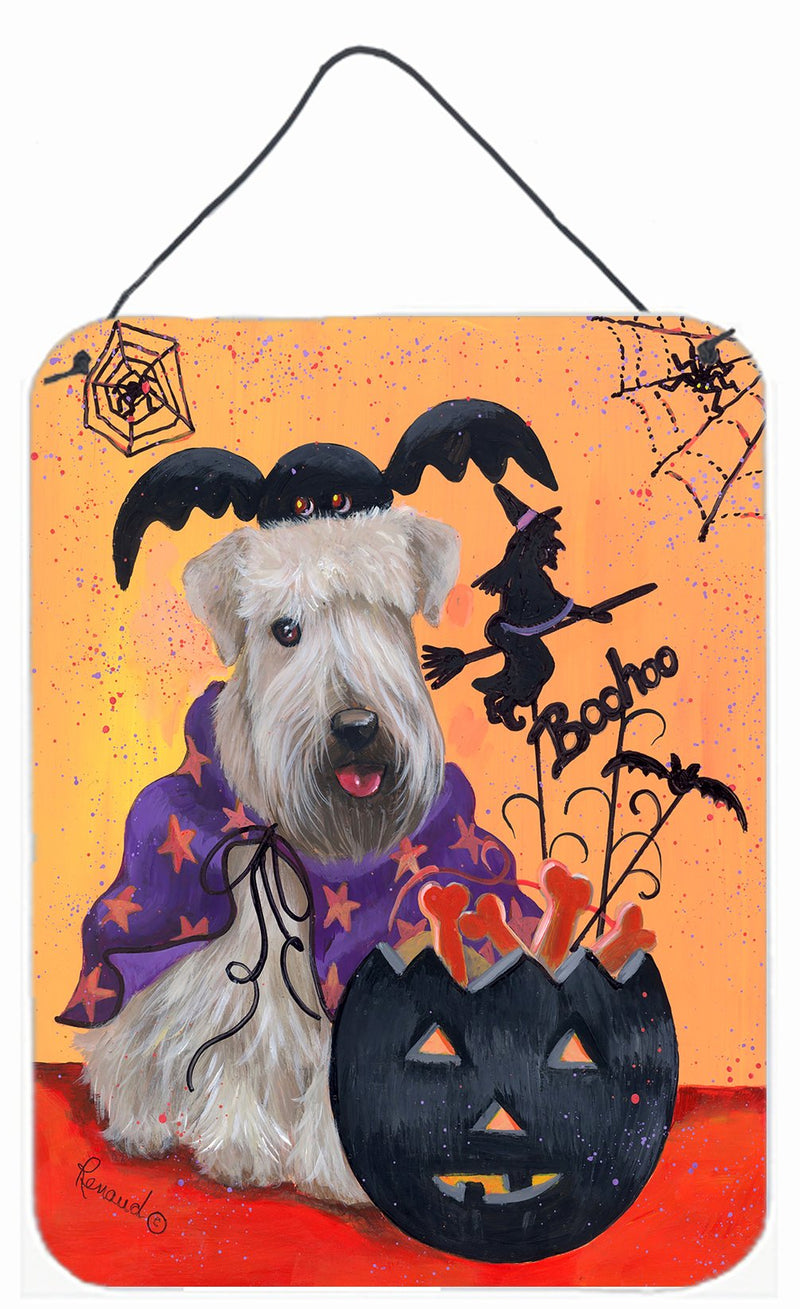 Wheaten Terrier Halloween Wall or Door Hanging Prints PPP3136DS1216