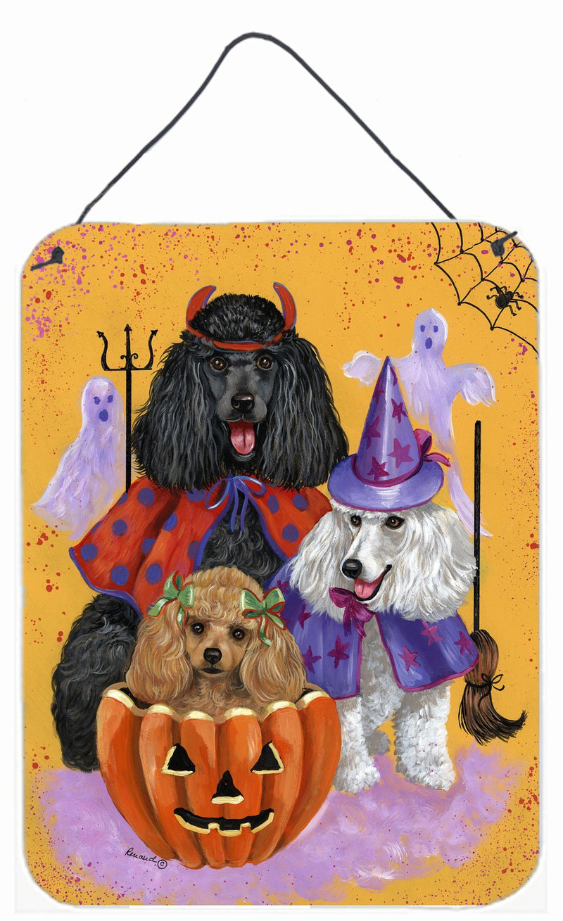 Poodle Halloween Wall or Door Hanging Prints PPP3146DS1216