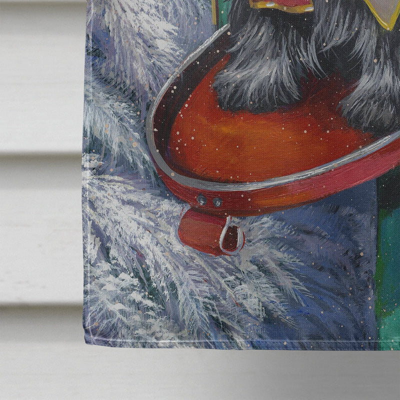 Scottie Christmas Letter to Santa Flag Canvas House Size PPP3178CHF
