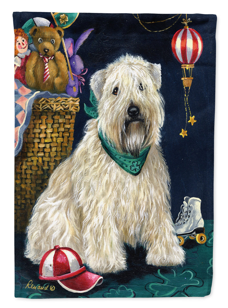 Wheaten Terrier Playroom Flag Garden Size PPP3193GF