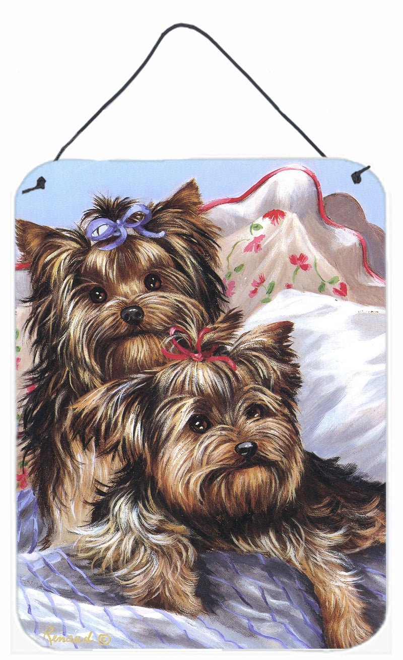 Yorkie Bed Bugs Wall or Door Hanging Prints PPP3240DS1216