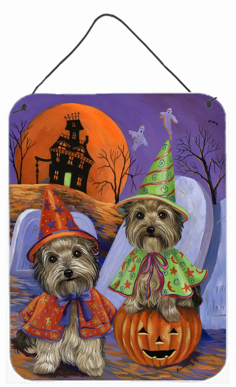 Yorkie Halloween Haunted House Wall or Door Hanging Prints PPP3241DS1216