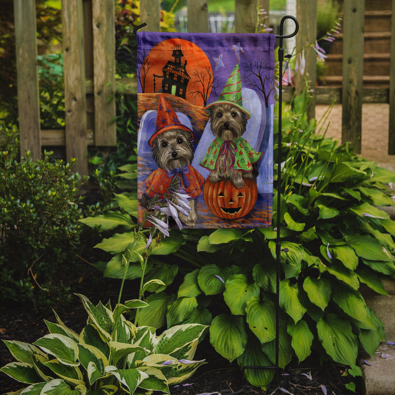 Yorkie Halloween Haunted House Flag Garden Size PPP3241GF