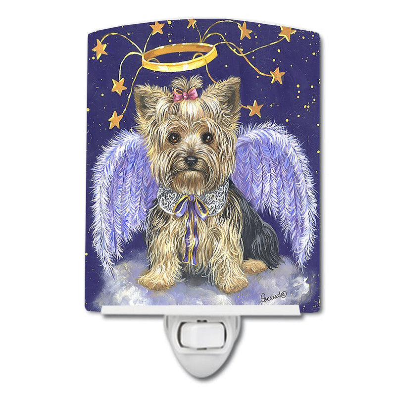 Yorkie Christmas Angel Ceramic Night Light PPP3243CNL