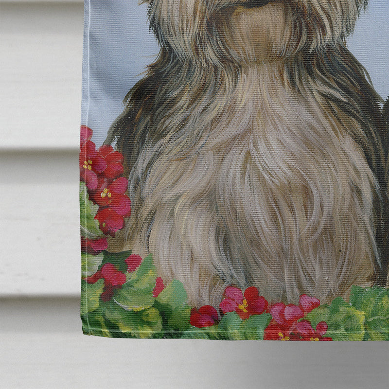 Yorkie USA Flag Canvas House Size PPP3245CHF