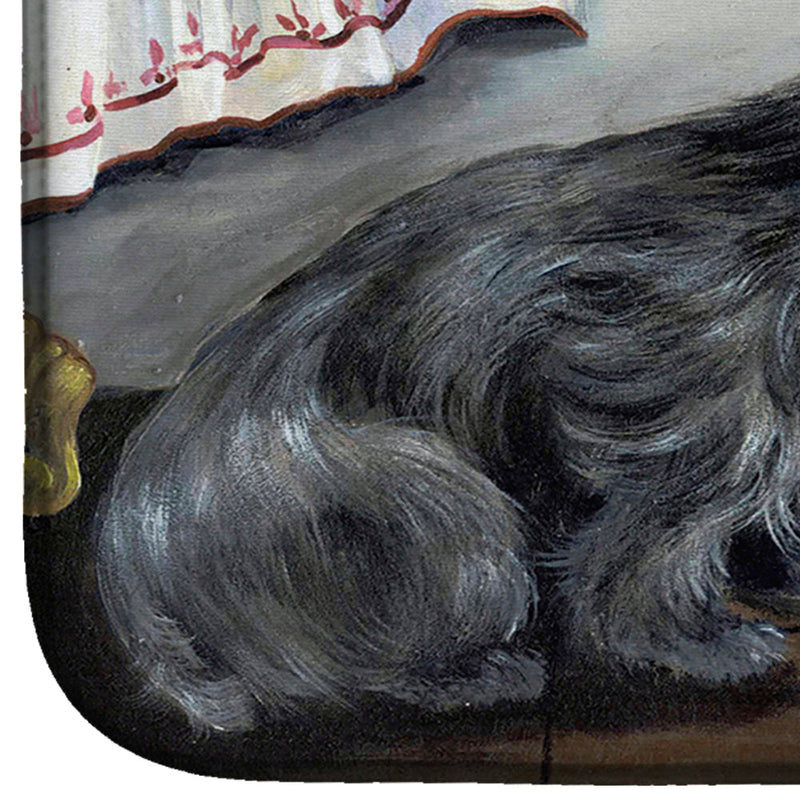 Cairn Terrier Bath Time Dish Drying Mat – Absorbent, Artistic Kitchen Essentials PPP3250DDM
