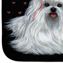 Maltese Sweethearts Dish Drying Mat – Absorbent, Artistic Kitchen Essentials PPP3263DDM