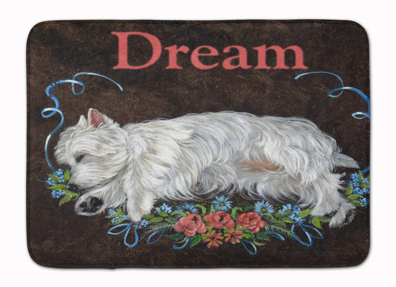 Westie Dream Machine Washable Memory Foam Mat PPP3278RUG