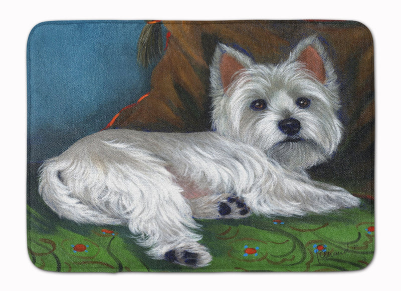 Westie Wake Up Machine Washable Memory Foam Mat PPP3287RUG