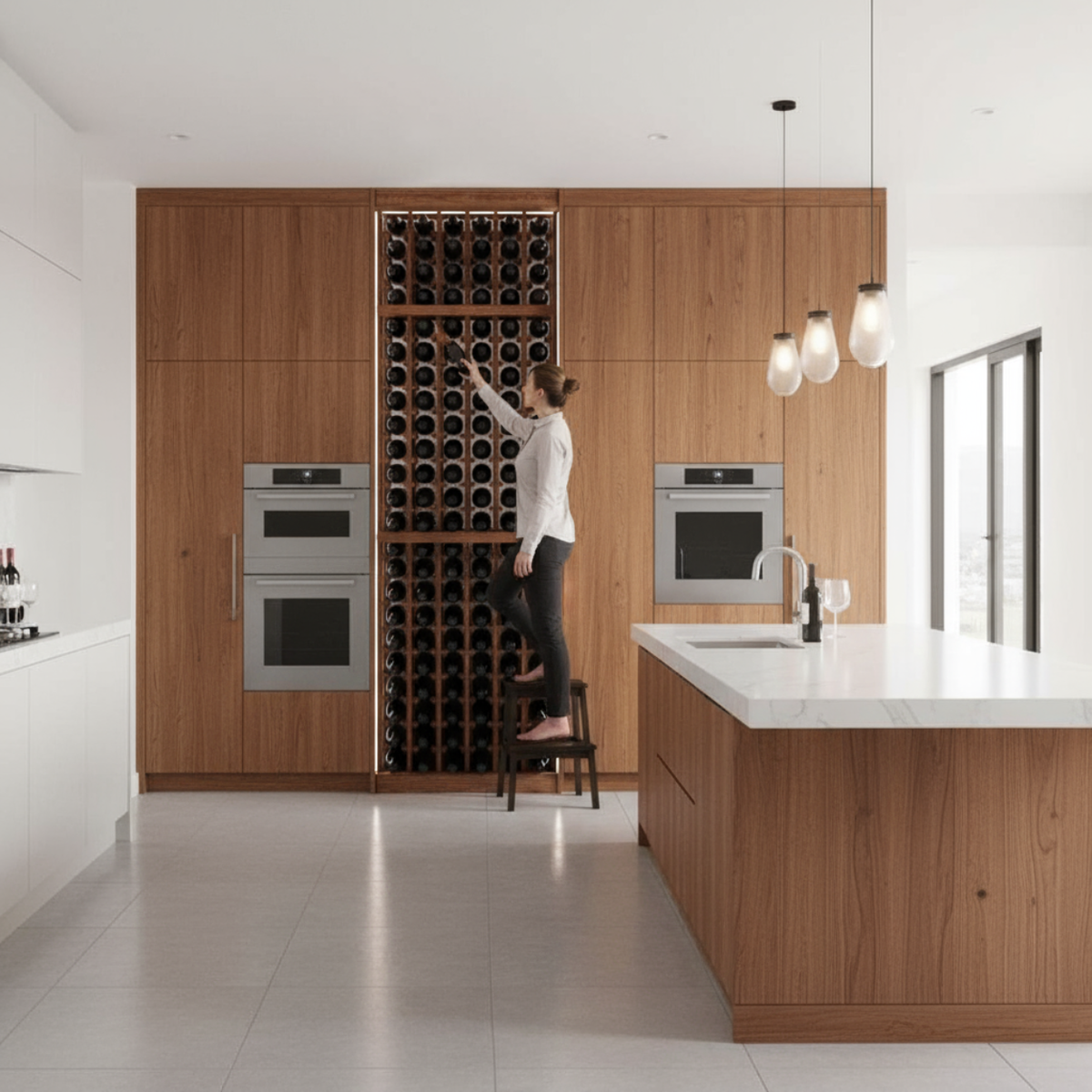 Wine Rack Kit 6 Column Modular Standard Bottle Racking Storage, photo 3 of 6