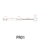 PR01 12/24V Body Infrared PIR Motion Sensor Switch Control for LED Light by Kings Outdoor Lighting