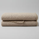 DaDa Bedding Elegant Fringed Cotton Quilted Throw Blanket - Luxurious Solid Soft Paisley Pattern, Cozy Lightweight Lap Throw, Perfect for Couch or Bed, Neutral Sandy Taupe Tan Beige, 50x60 Inches