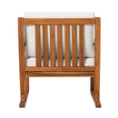 Prenton Modern Solid Wood Outdoor Club Chair