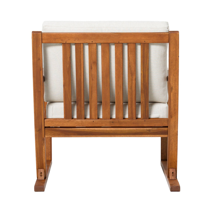 Prenton Modern Solid Wood Outdoor Club Chair - WHS