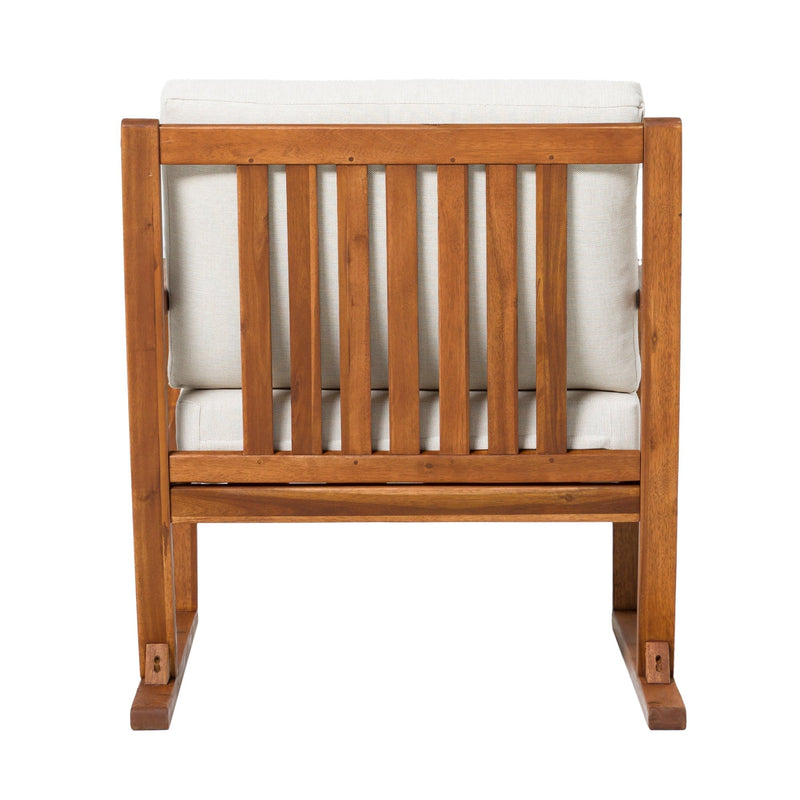 Prenton Modern Solid Wood Outdoor Club Chair