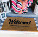 Welcome Please Remove Your Shoes