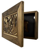Concealed Moose Wall-Mounted Gun Cabinet – Secure Hidden Storage for Firearms