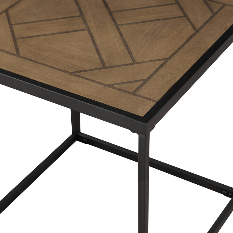 Parquet 20" Square Side Table