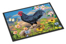 Black Rooster Doormat - 24x36 Decorative Floor Mat – Indoor/Outdoor Rug with Artistic Flair PRS4060JMAT