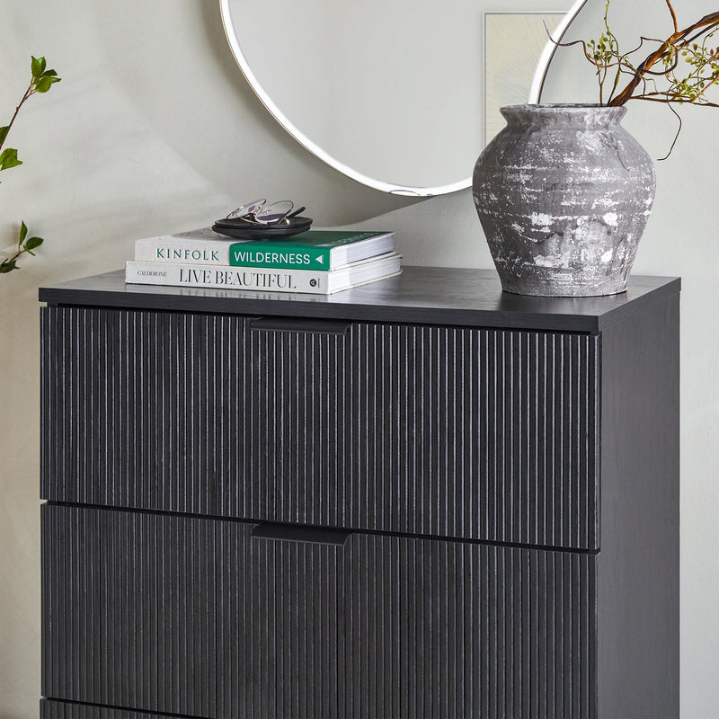 Paris Modern Scandinavian Reeded Chest