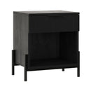 Paris Modern Scandinavian Reeded Nightstand