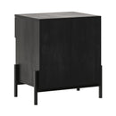 Paris Modern Scandinavian Reeded Nightstand