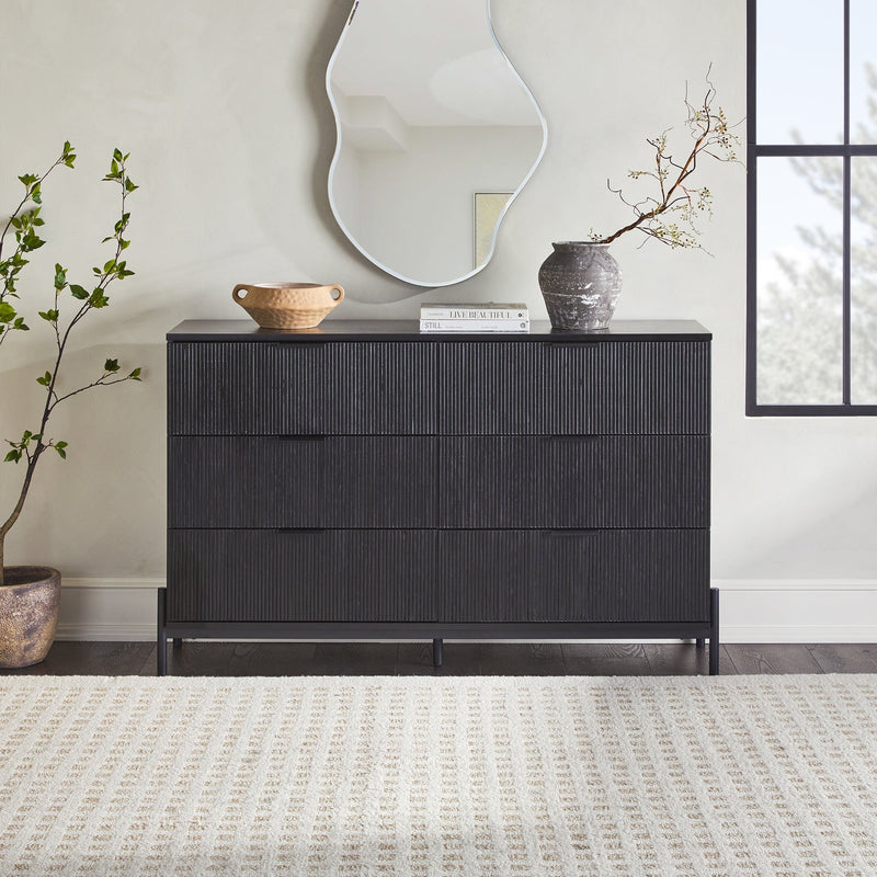 Paris Modern Scandinavian Reeded Dresser