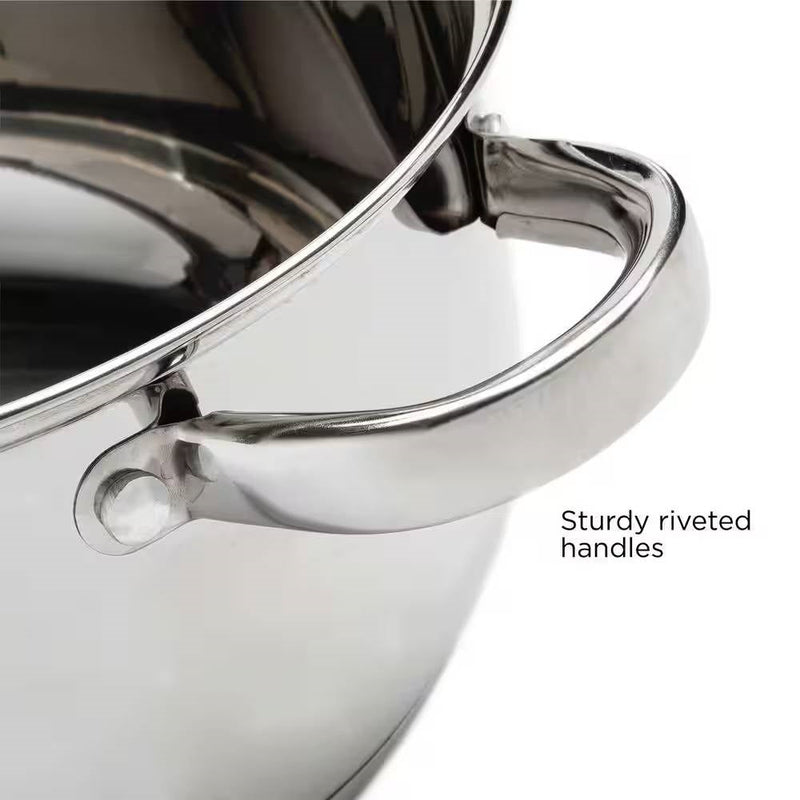5-Quart Stainless Steel Dutch Oven with Glass Lid, photo 3 of 5