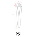PS1 Heavy Duty 1/2" ABS Plastic Spike for Landscape Lighting Fixtures