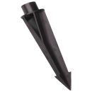PS1 Heavy Duty 1/2" ABS Plastic Spike for Landscape Lighting Fixtures