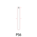 PS6 - Aluminum Post Extension 6" for Aluminum Path Light Fixtures