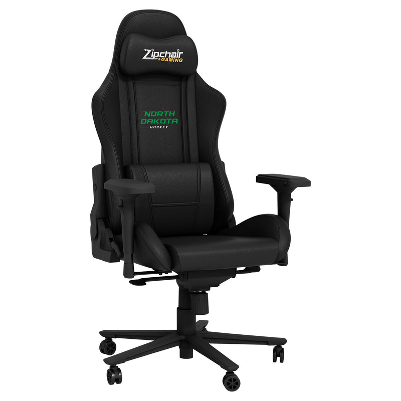 Xpression Pro Gaming Chair with University of North Dakota Hockey Logo