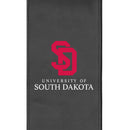 Silver Loveseat with South Dakota Coyotes Logo