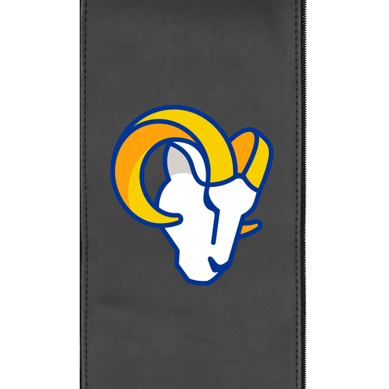 Silver Club Chair with  Los Angeles Rams Secondary Logo